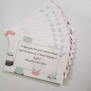 25 4x6 Card stock succulents Thank you cards